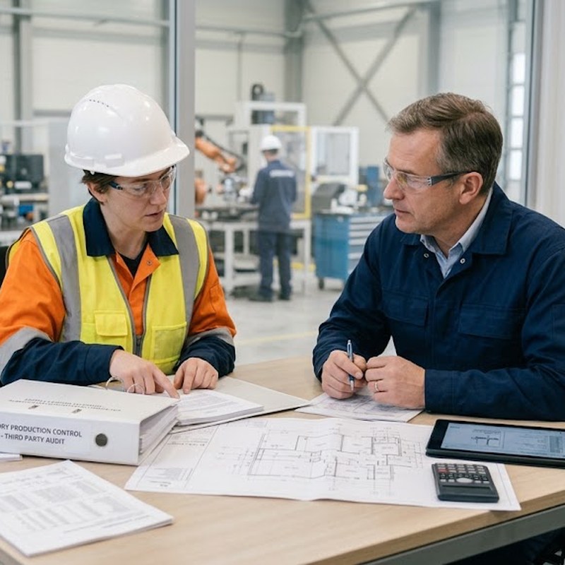 WeldOK technical support for EN 1090 certification: factory production control review